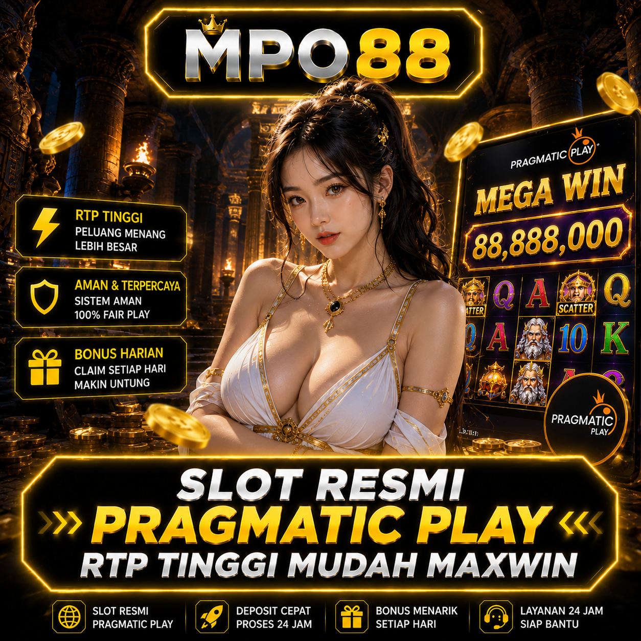 MPO88 : Slot Resmi Pragmatic Play RTP Tinggi Mudah Maxwin